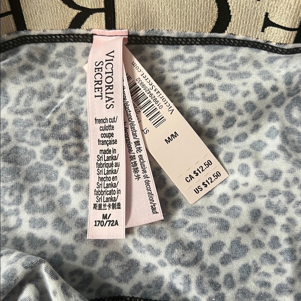 Victoria's Secret Animal Print Bikini and Crop Top Set - Picture 2 of 3